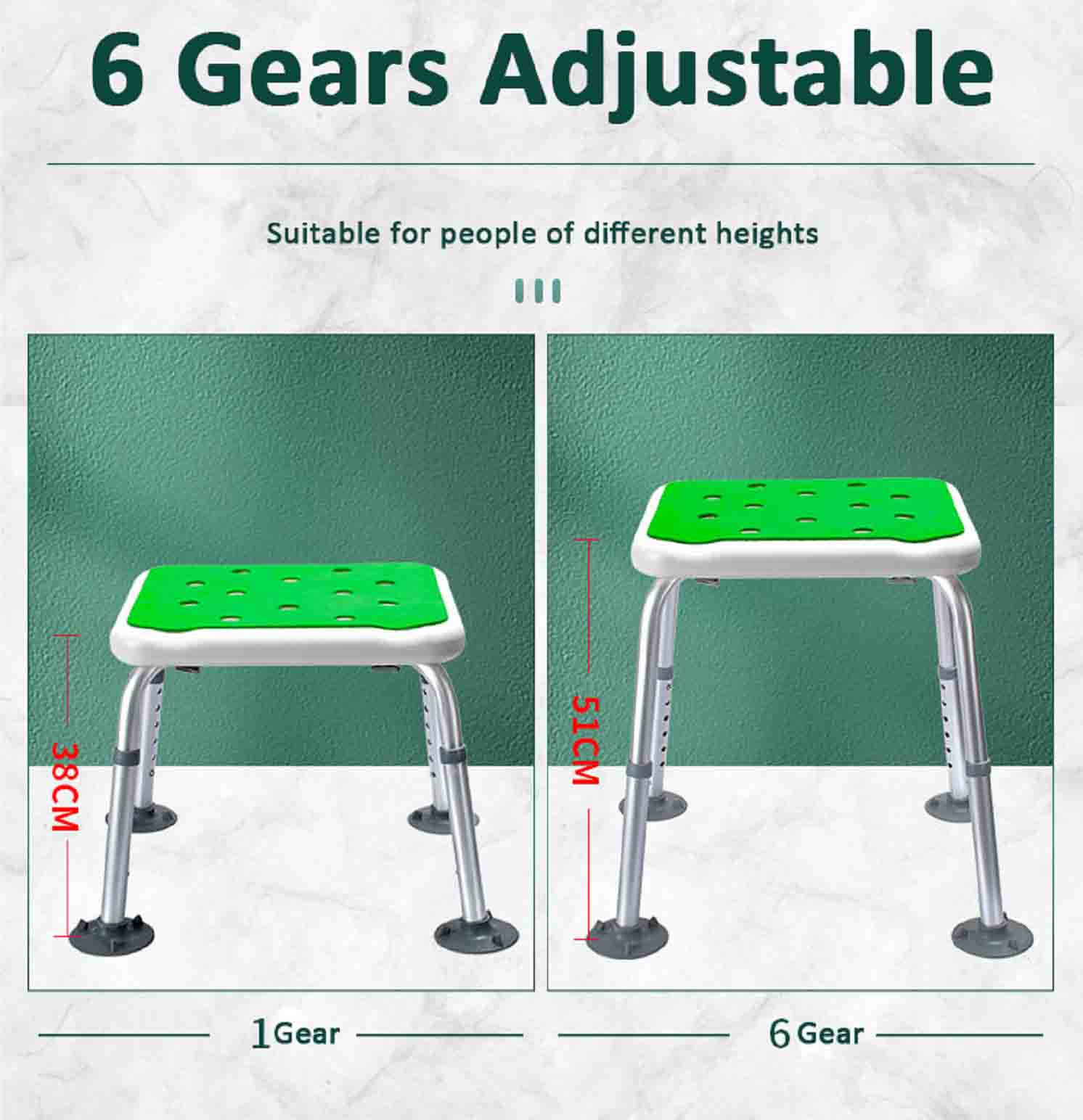 modern shower seat