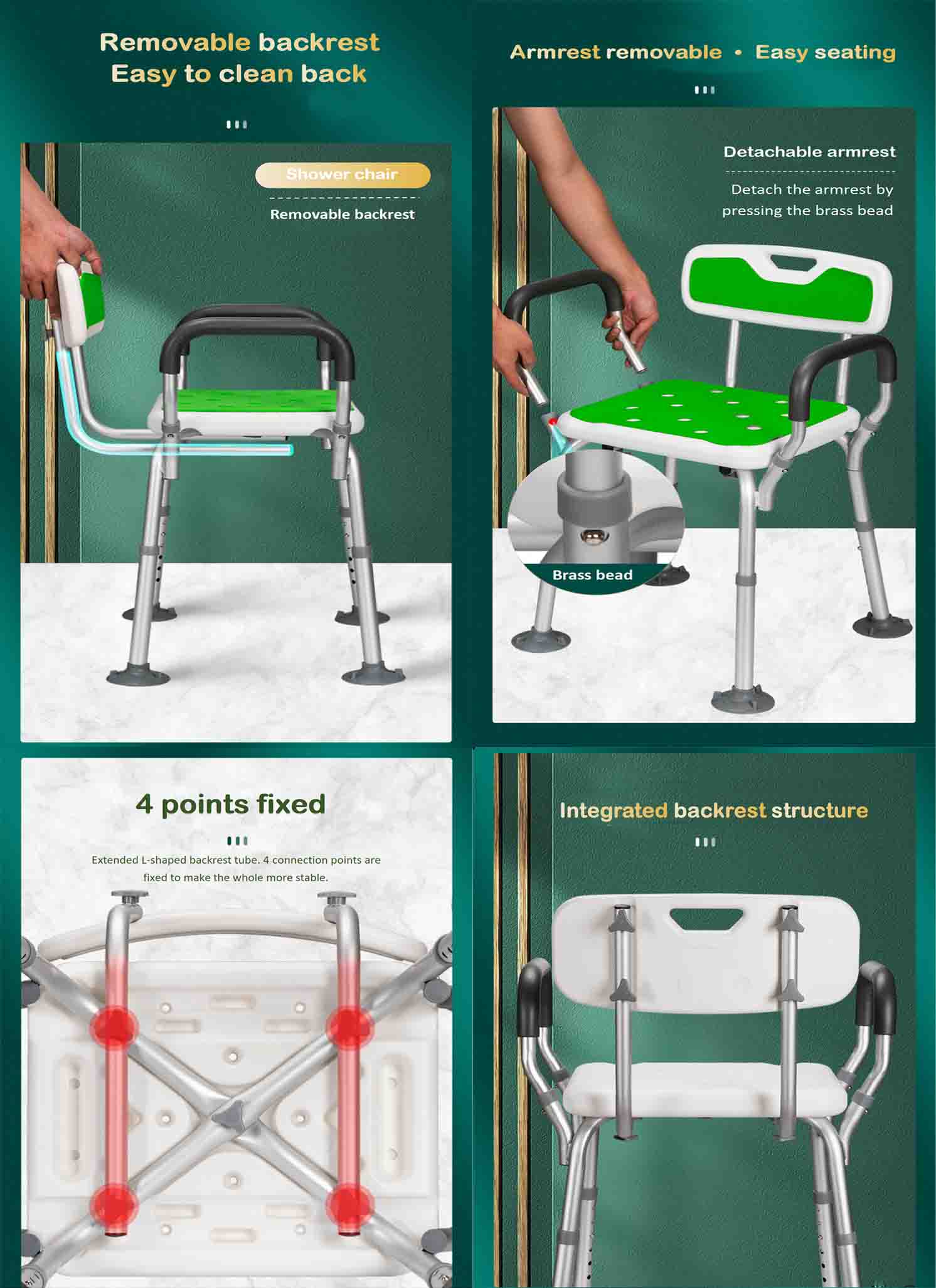 portable bathroom chair